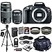 Canon EOS Rebel T5i DSLR Camera with 18-55mm is STM & 75-300mm III Zoom Lenses + Tele & Wide Lenses + ND Filters ND2, ND4, ND8 + 15pc 32GB Deluxe Accessory Kit - International Version