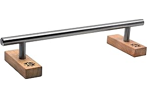 Teak Tuning Round Fingerboard Rail - Standard Edition - Silver Colorway - 10" Long, 1.75" Tall - Prolific Series
