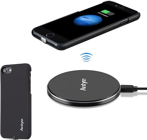 Antye Qi Chargeur Sans Fil Pour Iphone 6 Plus Iphone 6s Plus Avec Coussinet De Charge Sans Fil En Aluminium Et Boitier Recepteur De Charge Sans Fil For Iphone 6 6s Amazon Ca Telephones Cellulaires