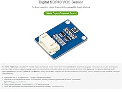 Digital SGP40 VOC (Volatile Organic Compounds) Gas