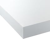 Harbour Housewares Modern Floating Wall Shelf 100cm White Pack of 2 view 3