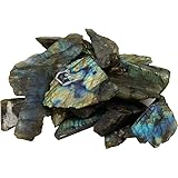 ALDOMIN Natural Labradorite Raw Healing Crystal (100 Gram)