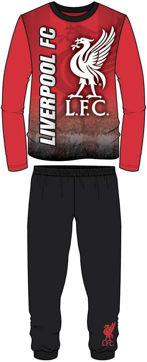 Boys Liverpool Football Club Pyjama Set Pjs Age 4-12 Years (9-10 Years, Option 2)