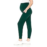 Leggings Depot Maternity Pants for Women Over The Belly Pregnancy Joggers Casual Lounge Pants