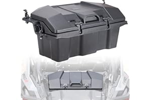 HAKA TOUGH 60 QT Cargo Box for Polaris RZR PRO R/Pro R 4 Accessories 2022-2025, Rear Water Resistant Storage Bed Box for RZR Pro R 4, Replace OEM # 2884235