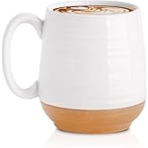 HASENSE Coffee Mug with Handle 20 oz,Large Ceramic Tea Cup for Men and Women, Mugs for Coffee, Tea, Hot Cocoa, Soup,Latte, Big Christmas Mug, Microwave Dishwasher Safe, White