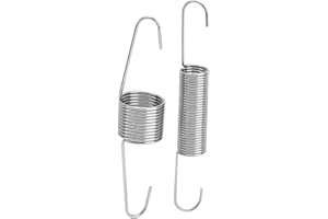 Throttle Return Spring, Stainless Steel Chrome Throttle Return Spring Bracket with Dual Springs Kit Throttle Cable kit