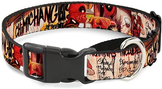 deadpool dog collar