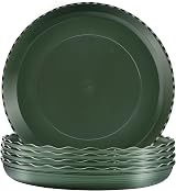 TStarJungle 5 Pack Plant Saucers 35cm Thick Drip Trays Indoor Outdoor