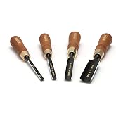 Narex Gouge Set Premium, 4 Pieces (8/10/16/26 mm)