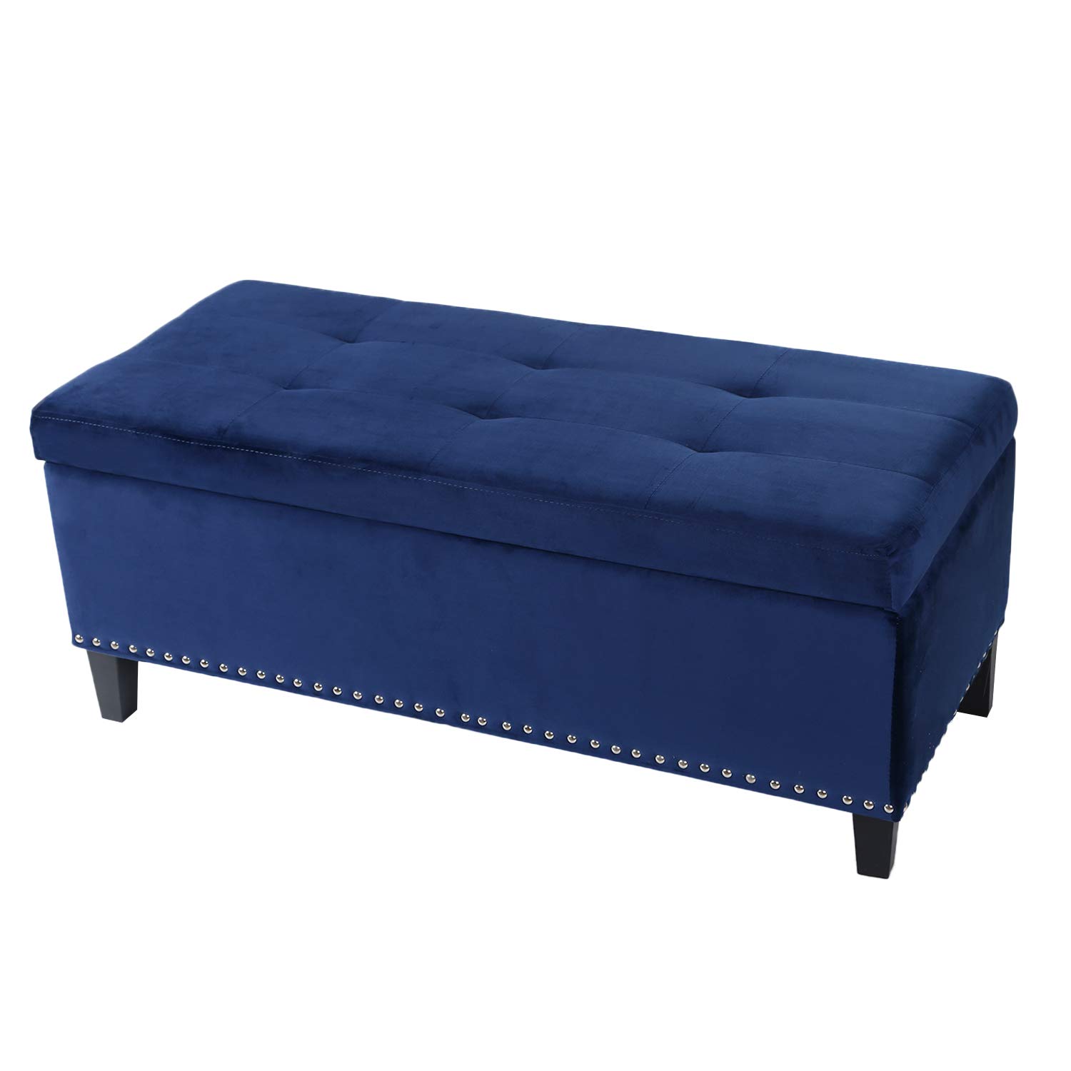 Best royal blue tufted ottoman