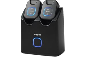 Btuty 5.8G Wireless Guitar System, 6 Channels Transmitter Receiver Set with Charging Case, for Electric Guitar Plug and Play 