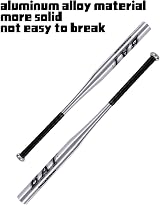 BigTree 34 Inch Aluminium Baseball Bat Silver Anti-Slip Handle Training view 5