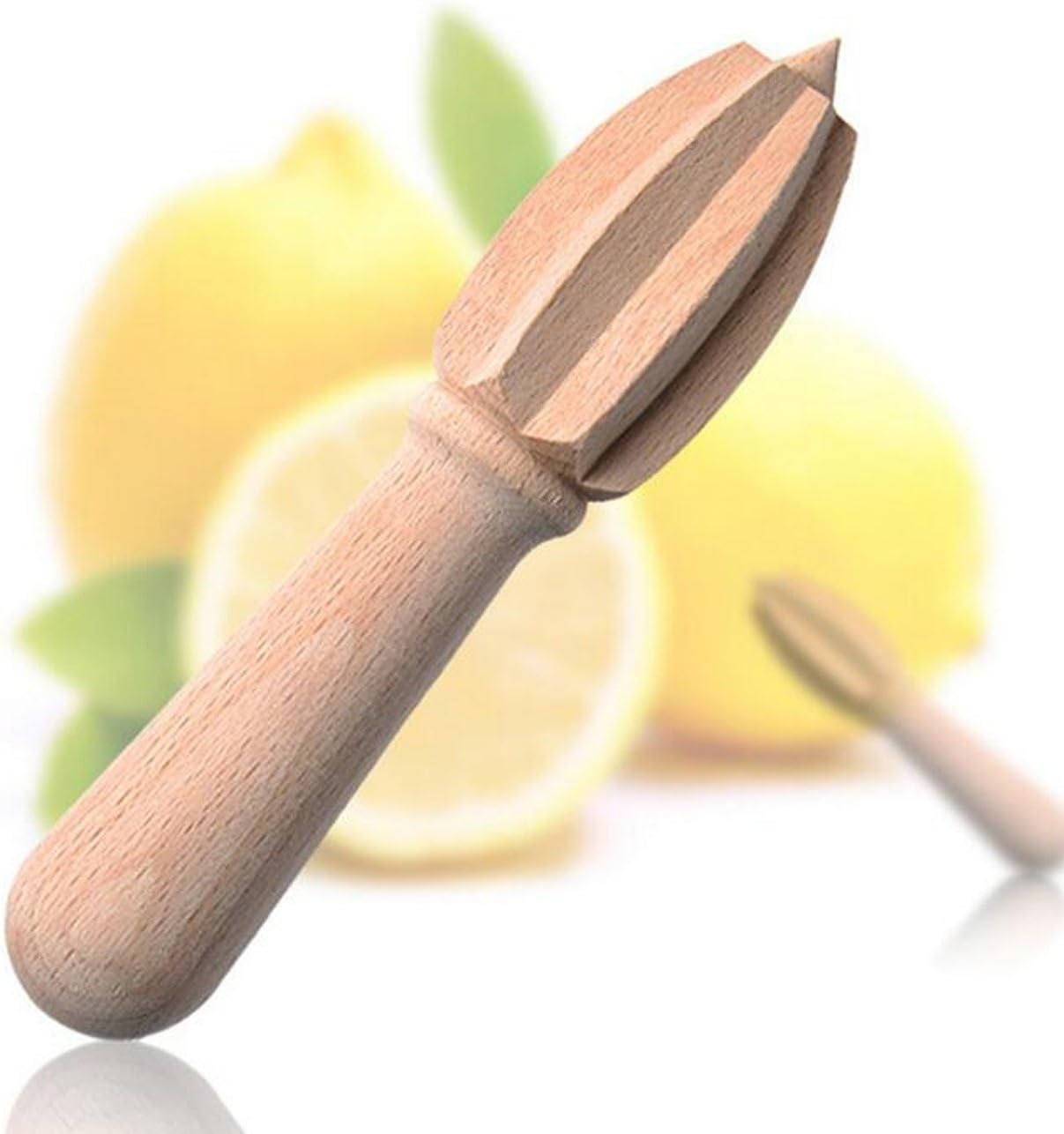 UOOOM Wooden Lemon Reamer Squeezer Juicer Extractor Wood Manual Mini Citrus Juicer for