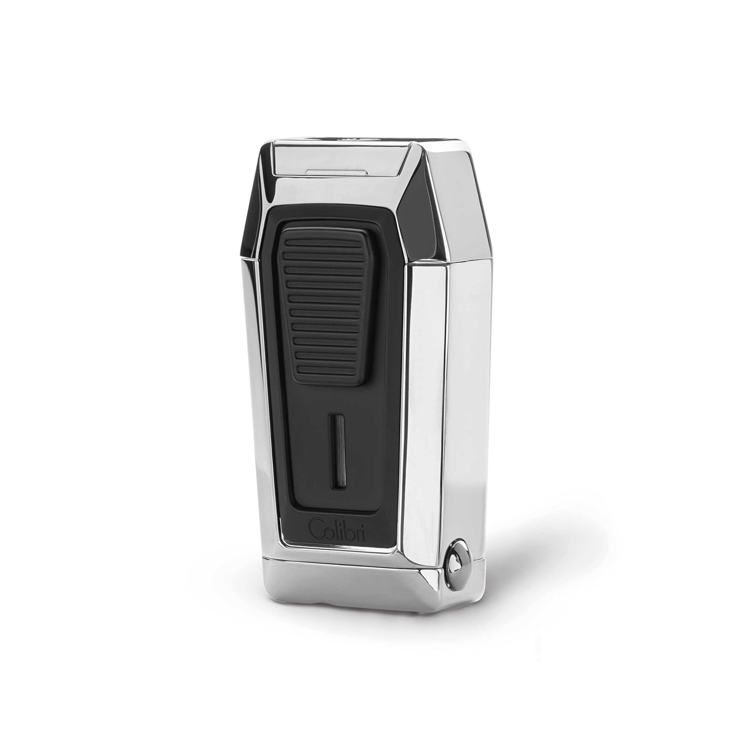 Colibri Quantum Triple Jet Flame Lighter | Built In V Shaped Cigar Cutter | lighter for smoking cigars | Wind Resistant | Works With Butane (Not Included) | Nice Elegant Gift Box | Two Year Warranty