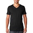 Amazon.com: Bella Canvas Unisex Jersey Short-Sleeve V-Neck T-Shirt L ...