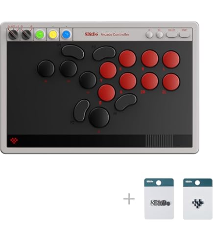 co2CREA Carrying Case Compatible with 8BitDo All-Button Arcade