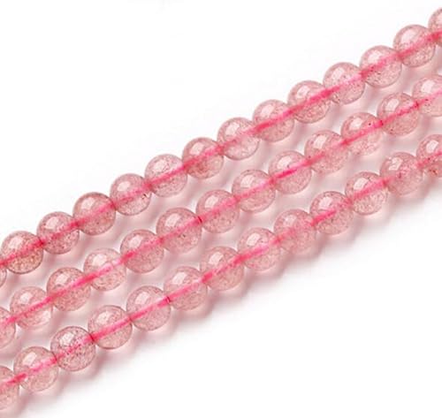 Amazon Easternstar アフリカン ストロベリークォーツ ピンクエピドート パワーストーン African Strawberry Quartz Pink Epidote Power Stone 天然石 玉サイズ8mm 数珠 手作り 1連売り 長さ約40cm ブレスレット 通販