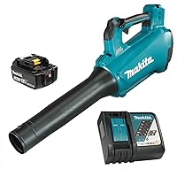 Makita DUB184RT 18V LXT Brushless Cordless Variable Speed Turbo Blower Kit with Battery (5.0 Ah) & Rapid Charger