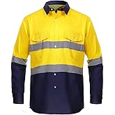 Just In Trend High Visibility Hi Vis Reflective Safety Work Shirts