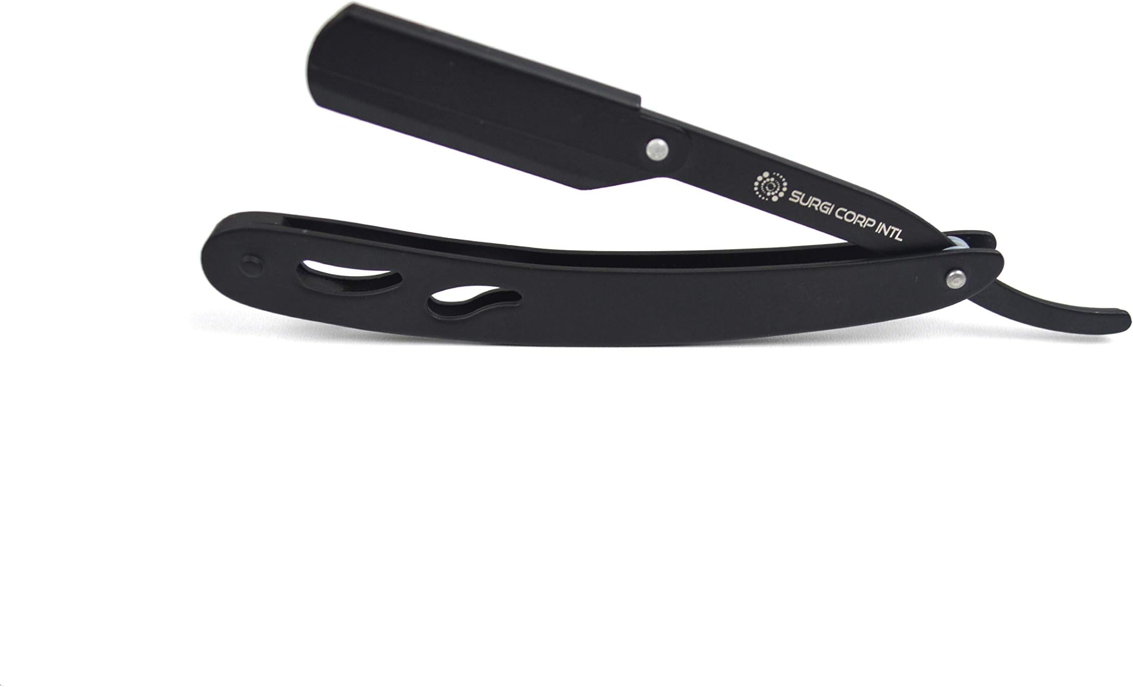 Barber Salon Straight Cut Throat Wet Shaving Razor Shaver RASOIR Vintage Black (Blades NOT Included)