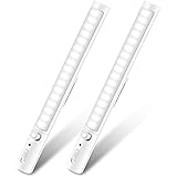 Under Cabinet Lighting,Wireless Led Closet Light Battery Powered Motion Sensor Light 21 LED Bulbs Magnetic Stick-on Night Lig