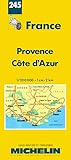 Michelin Provence/Cote d'Azur, France Map No. 245 (Michelin Maps & Atlases) by 