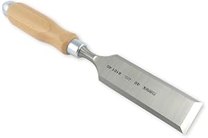 Narex Czech Steel Profi Professional Woodworking Cabinetmakers Chisel with European Beech Wood Handle Sizes from 3 mm to 50 mm (40 mm - 1 9/16")