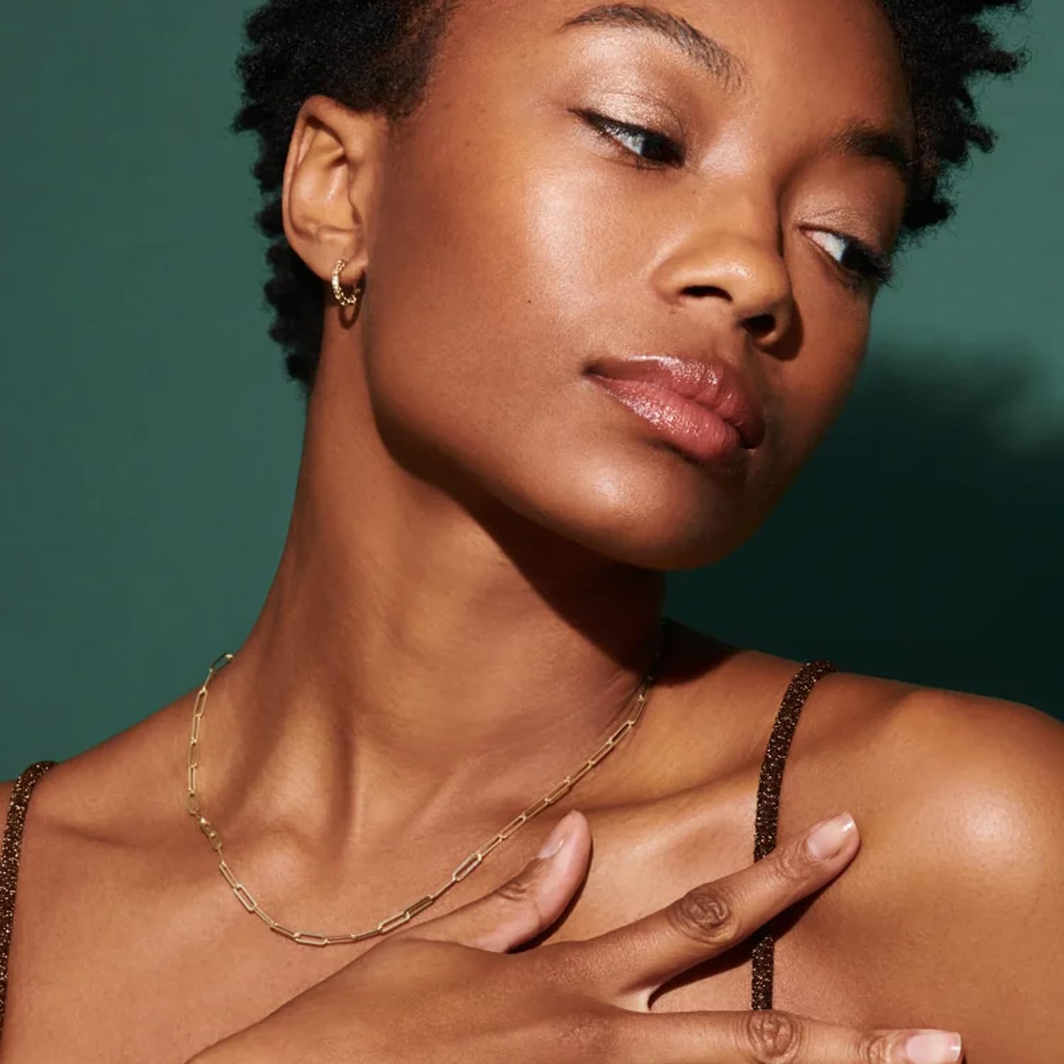 Kendra Scott Courtney Paperclip Necklace, Fashion Jewelry for Women