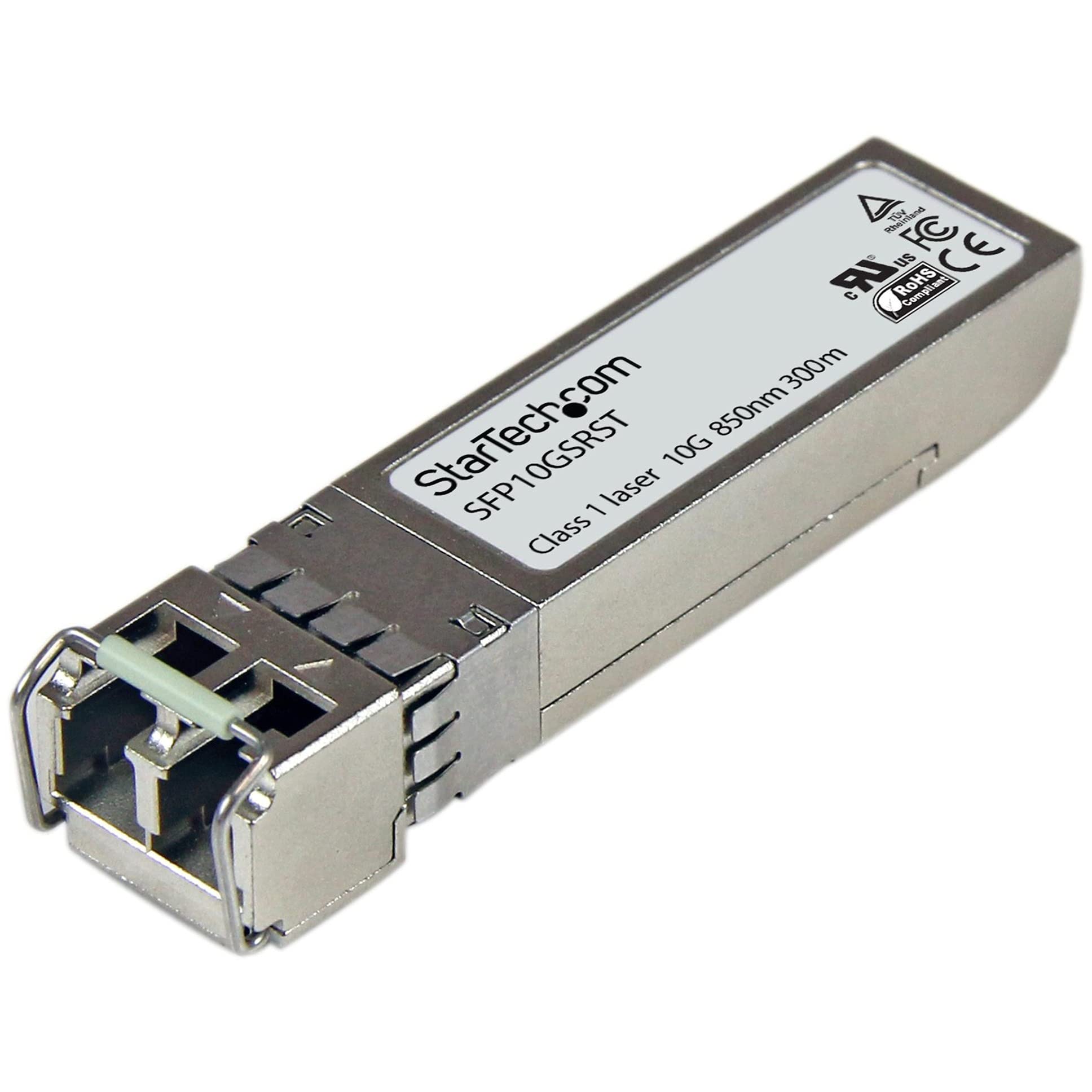 StarTech.com Cisco SFP-10G-SR Compatible SFP+ Module - 10GBASE-SR - 10GbE Multimode Fiber MMF Optic Transceiver - 10GbE SFP+ - LC 300m - 850nm - DDM Cisco Firepower, ASR9000, C9300 (SFP10GSRST)