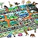 FANEO Kids Map Taffic Animal Play Mat Baby Road Carpet Home Decor Educational Toy Baby Gyms & Playmats