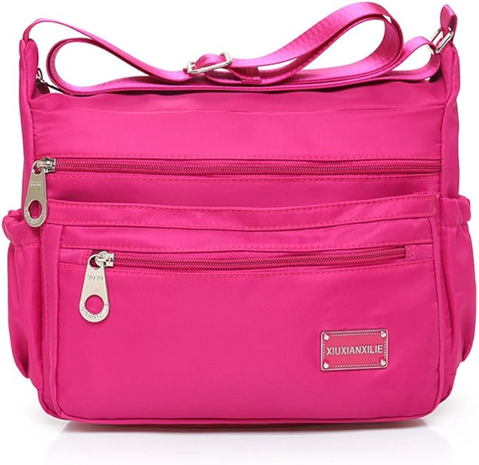 Lightweight Waterproof Nylon Shoulder Bag Crossbody