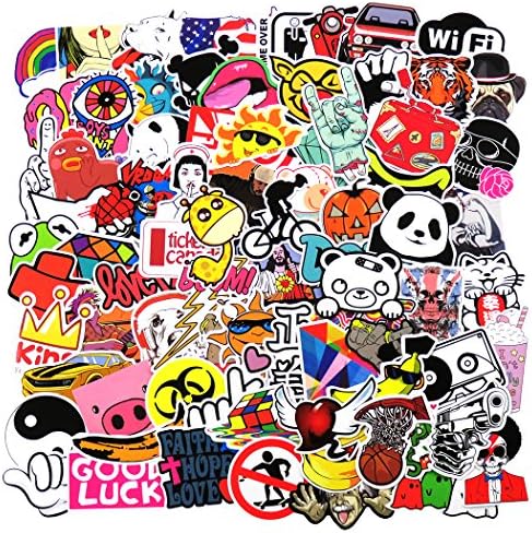 Car Sticker for Laptop Motorcycle Luggage Vinyl Graffiti Bomb Decal Bumper Skateboards Snowboard Awesome Travel Stickers Pack (300 Pcs)