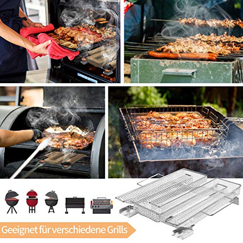 Sparbrand Kaltrauchgenerator Edelstahl, Grillzubehör Kaltrauch Kalträuchern Kaltraucherzeuger, Rauchgenerator für… – Bild 6