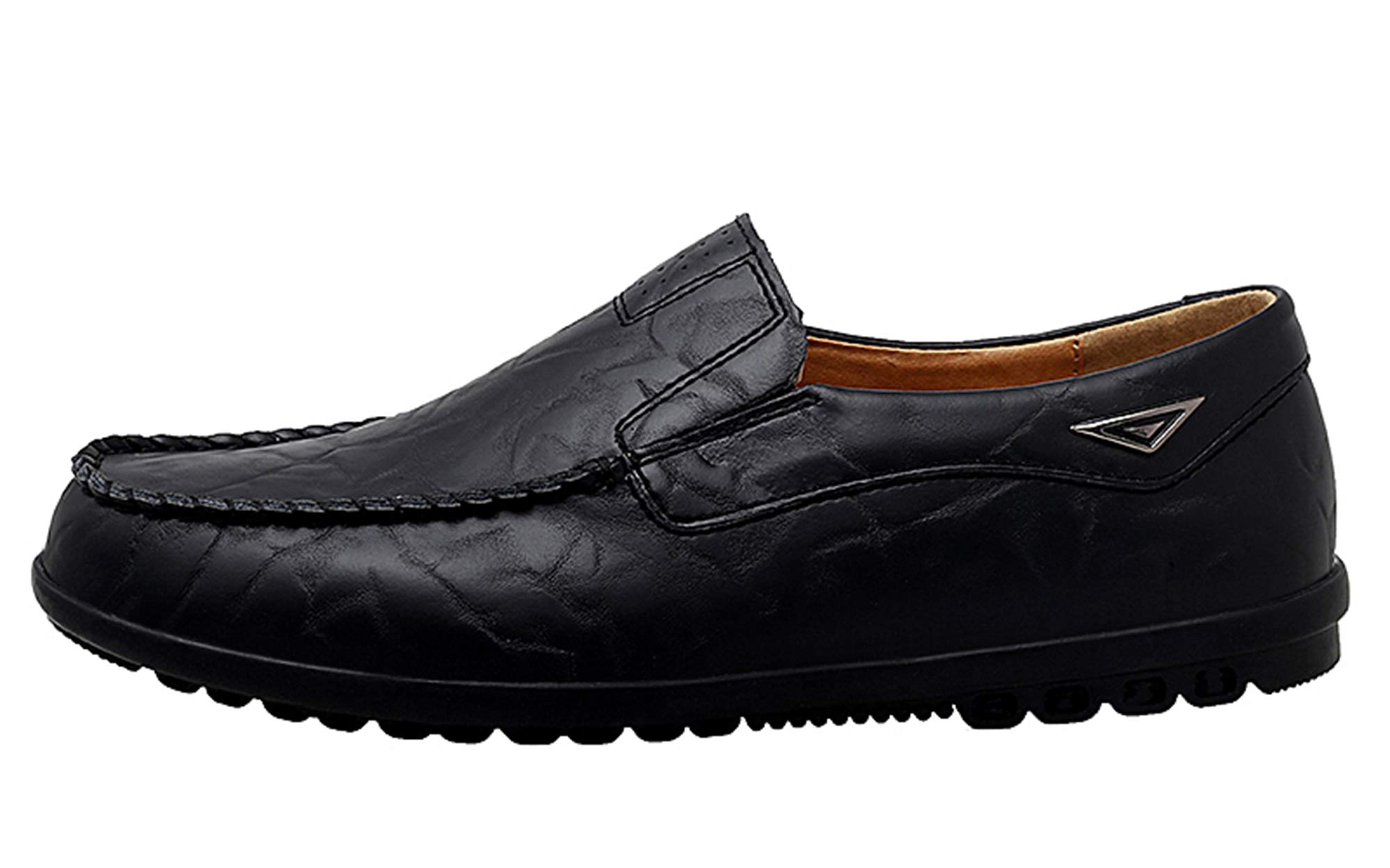 Go Tour Men’s Casual Leather Fashion Slip-on Loafers Shoes