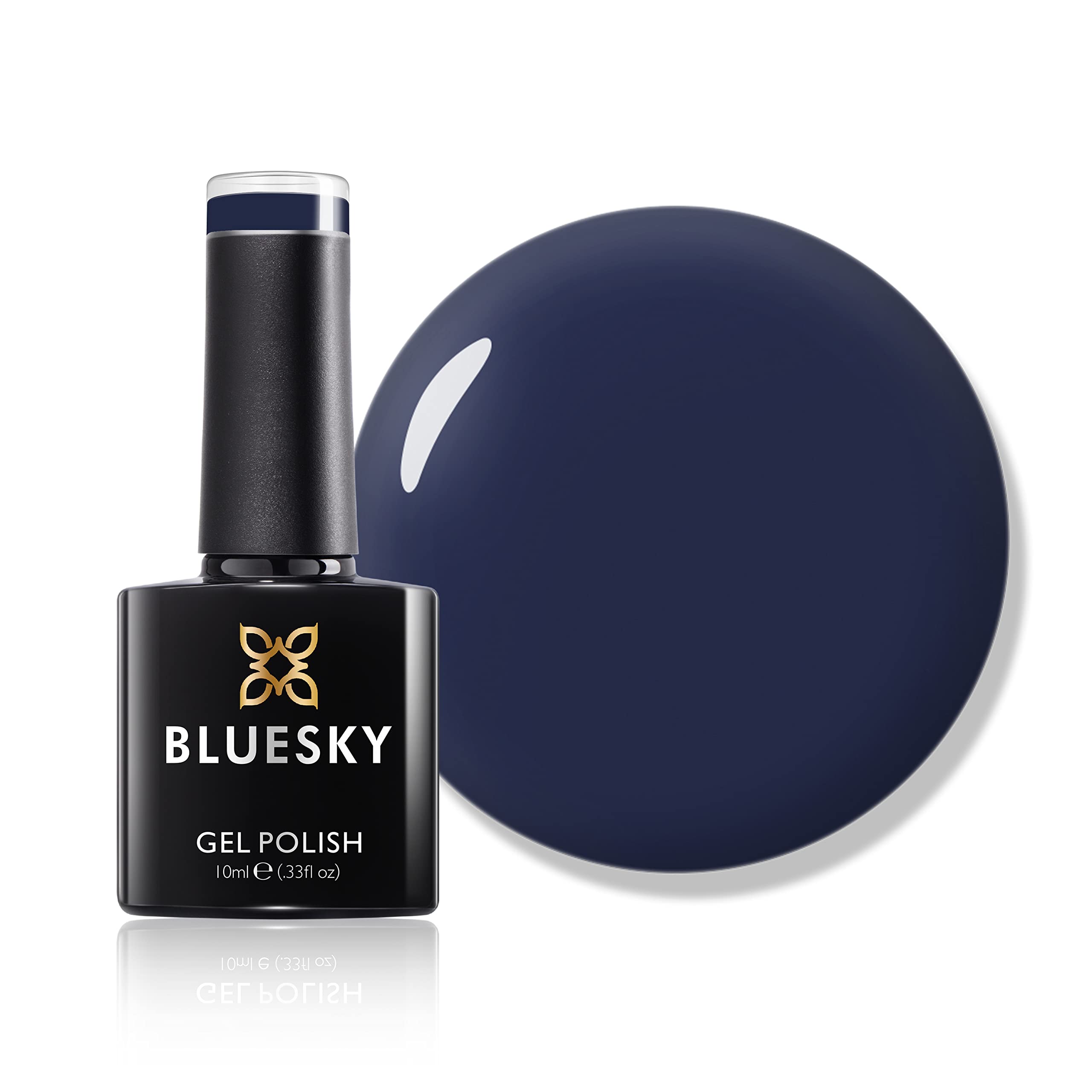 Bluesky Gel Nail Polish, Independent, Aw19, Blue, Long Lasting, Chip Resistant, 10 ml (Requires Drying Under UV LED Lamp) Fw1910