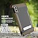 PimpCase Compatible with iPhone X Case, Durable Hybrid Rugged Cover Shockproof Phone Cover with Built in Metal Kickstand Camoflage