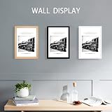 wyewye A3 Wood Picture Frame 44.5x32.2 cm with A3 Outer, Plexiglass, White view 6
