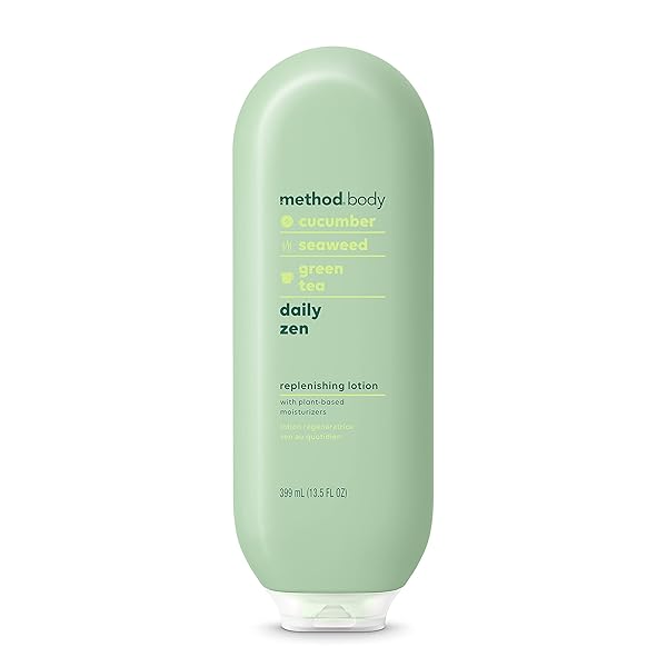 METHOD DAILY LOTION, DAILY ZEN, PLANT-BASED MOISTURIZER FOR 24 HOURS OF HYDRATION, 13.5 FL OZ (PACK OF 1)