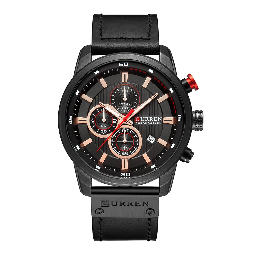 Curren Men Quartz Wrist Watch Analog Digital Leather Casual Business Sports Watches