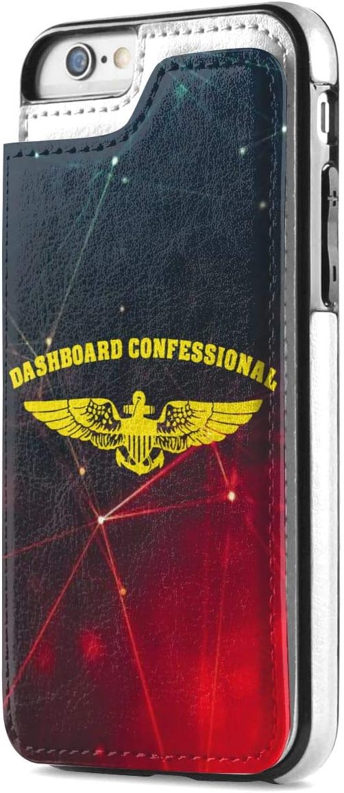 GloriaNguyen Dashboard Confessional Logo iPhone 7 Case iPhone 8 Case Wallet Cover Card Holder Compartment Magnetic Folio Flip PU Leather Case
