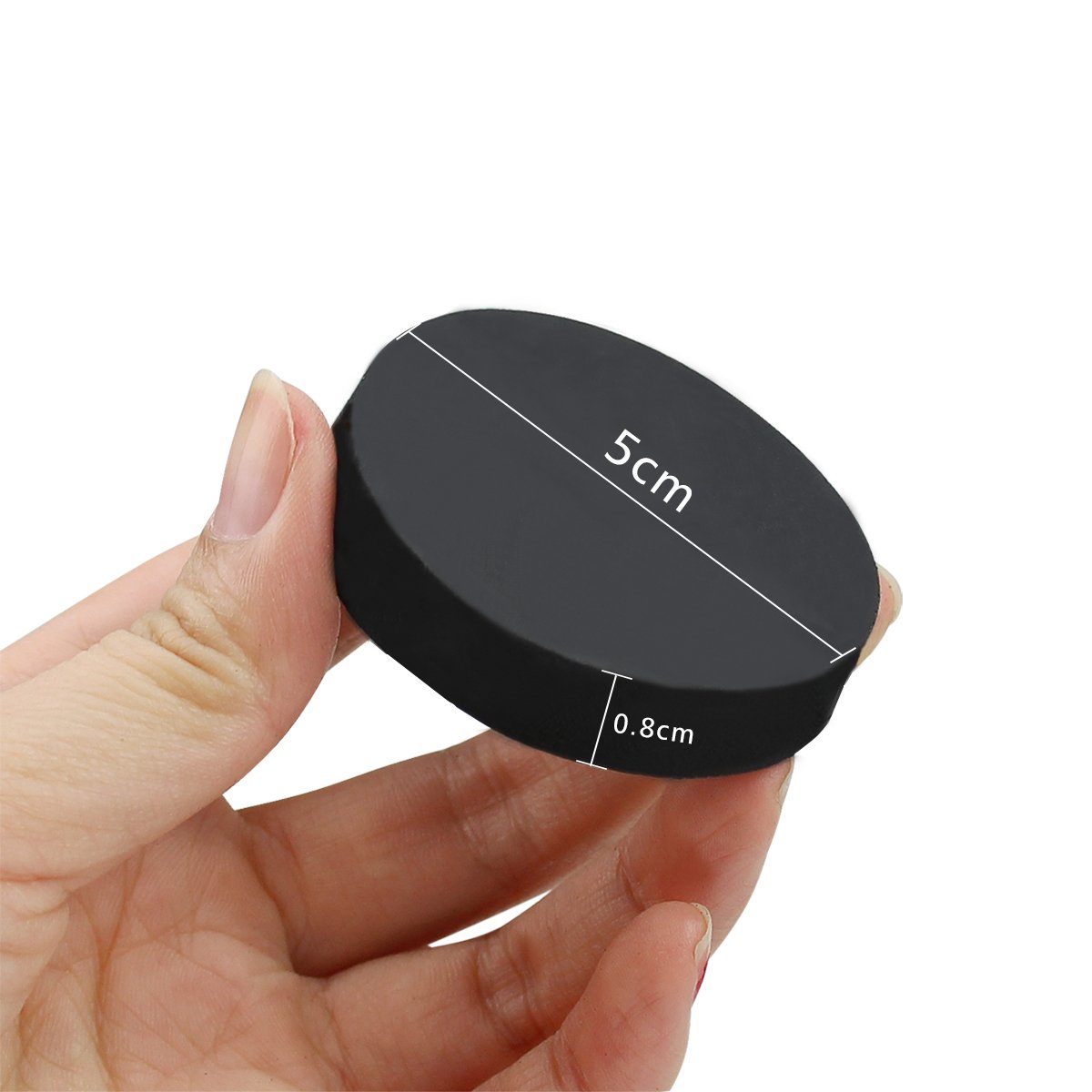 Ndier 24Pcs Blumentopf-Füße Unsichtbare Blumentopf-Riser - Heavy Duty Anti-Rutsch-Riser für Pflanzentöpfe Schwarz (12 + 4 + 8 verschiedene Stil)