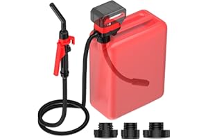 Fuel Transfer Pump for Milwaukee M18 Battery(Not Included) – Cordless 3.2 GPM Automatic Gas Pump Kit for Gasoline, Diesel & O