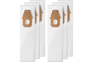 Gudotra 6 Pack Replacement AH10000 Type Q HEPA Vacuum Bags for Hoover Platinum Upright Vacuum UH30010COM UH30010CCA UH30010 Replace Part 902419001