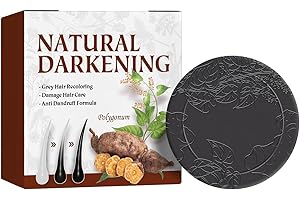 Planted-Based Hair Darkening Shampoo Bar, Natural Black Soap for Gray Hair, Moisturizing& Smoothing hair care-75g