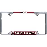 South Carolina Gamecocks Metal License Plate Frame (Chrome Alumni)