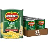Del Monte Whole Kernel Gold Corn No Salt Added, 8.75-Ounce (Pack of 12)