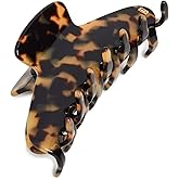 Alexandre de Paris Women's Large Jaw Clip, Tokyo Tortoise, Brown, Print, One Size