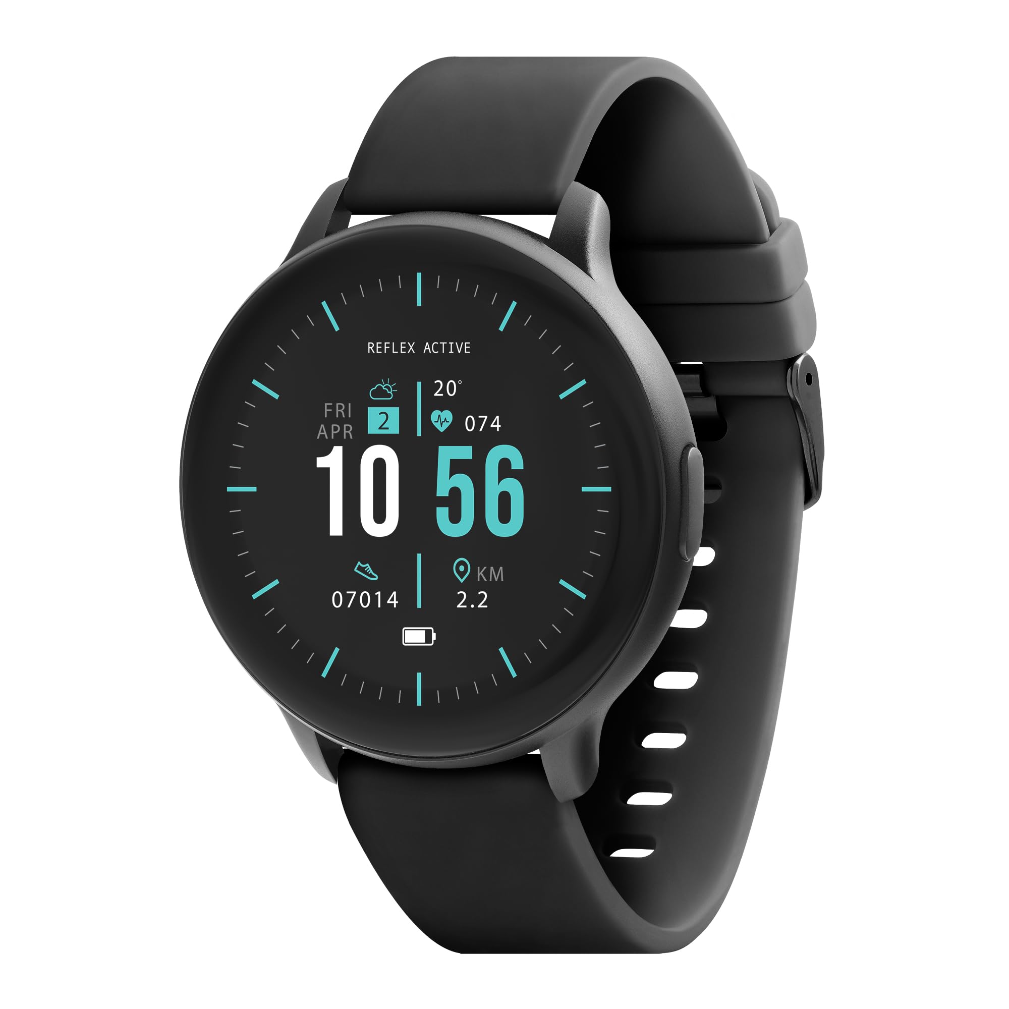 Reflex Active Black Smart Watch RA14-2140