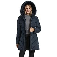 BINACL Women's Winter Warm Thicken Long Outwear Pockets Coat Parka Jacket(7Color,XS-XL)